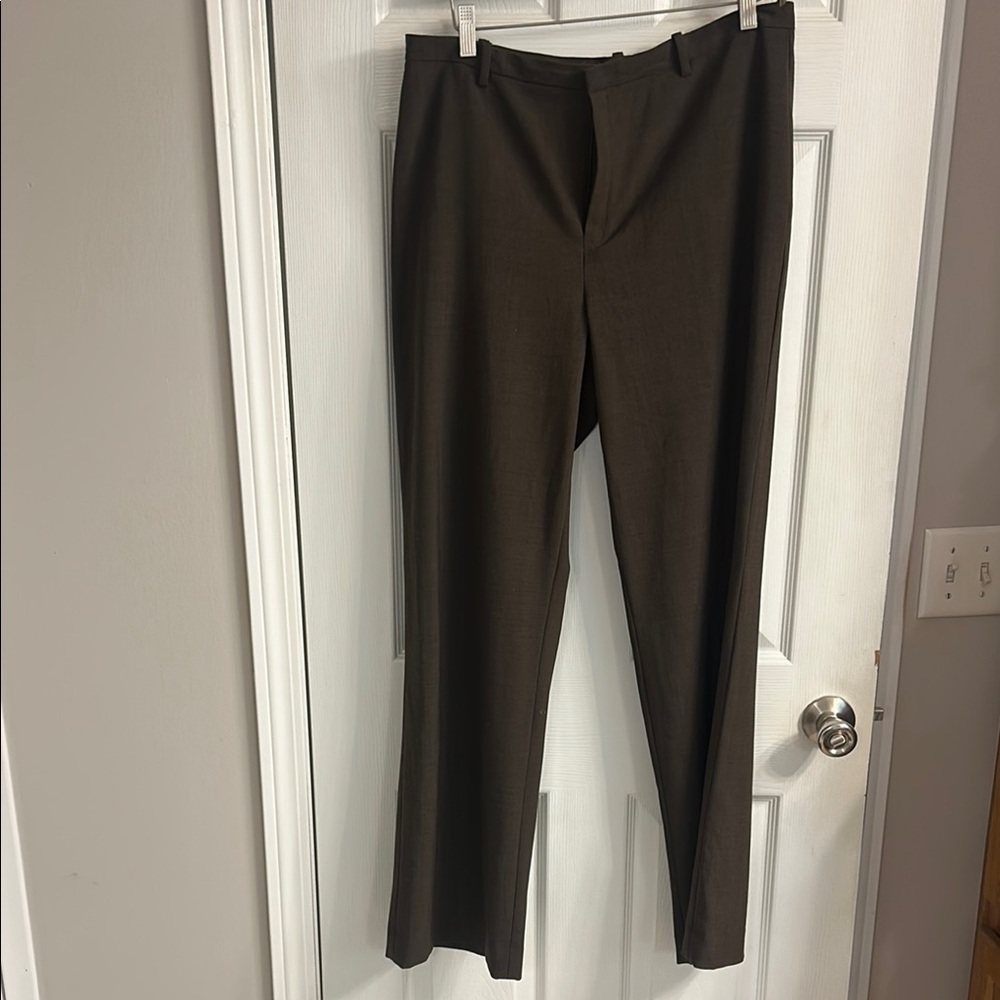 GAP Brown Dress Pants Classic Straight-Leg